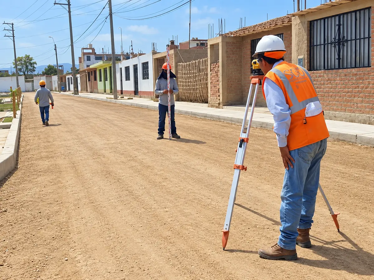 Obra INFRAESTRUCTURA VIAL: PISTAS Y VEREDAS